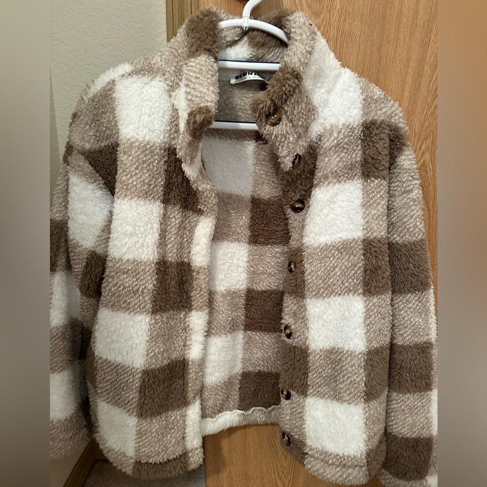 Fluffy Sherpa jacket